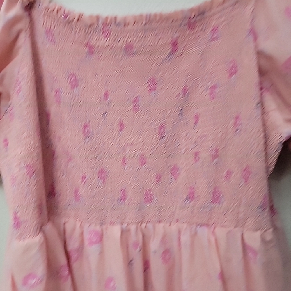 LoveShackFancy X Target Simone Pink Tiered Ruffle Maxi Dress - Picture 5 of 15